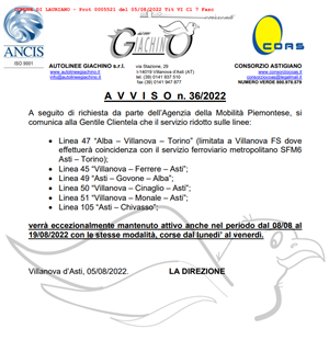AUTOLINEE GIACHINO