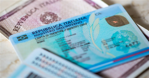 Carta d'identità cartacea