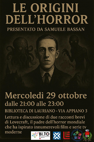 MERCOLEDI' 29 OTTOBRE 2025 H. 21 - LE ORIGINI DELL'HORROR
