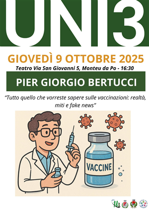 GIOVEDI' 09 OTTOBRE 2025 H. 16:30 - UNI3
